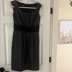 Alyx Gray and Black Midi Dress